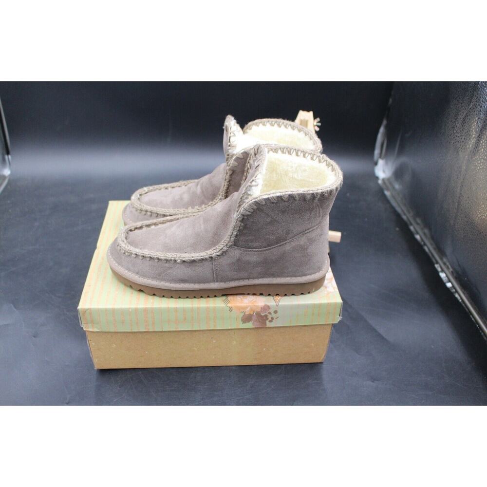 Very G brown Fur Lined Marvi Bootie sz9
